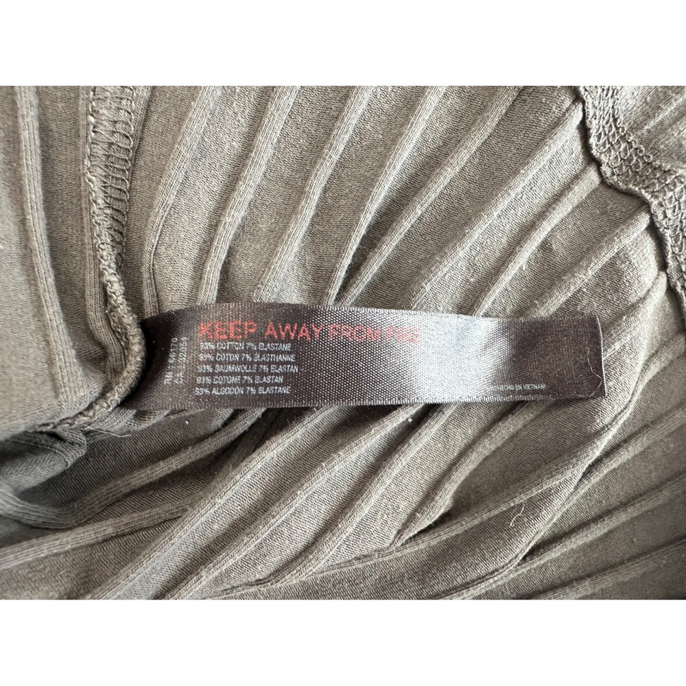 Free People Movement Ribbed High Neck Tank Top Charcoal Gray Sleeveless XS - Picture 6 of 8